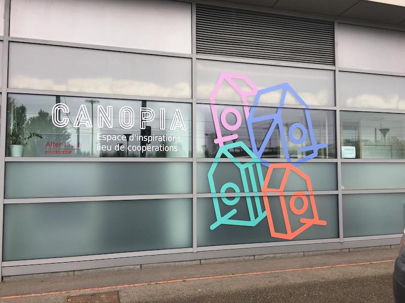 Mobilier de l'espace de coworking Canopia, Vaulx-en-Velin — Atelier Thomas Maincent